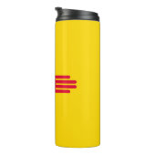 Bouteilles Isothermes Graphique Drapeau de l'état du Nouveau-Mexique dyn (Tourné sur la droite)