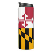 Bouteilles Isothermes Graphique dynamique de drapeau d'état du Maryland (Tourné sur la droite)