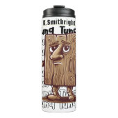 Bouteilles Isothermes Graphique en tunq de caractères en bois (Devant)