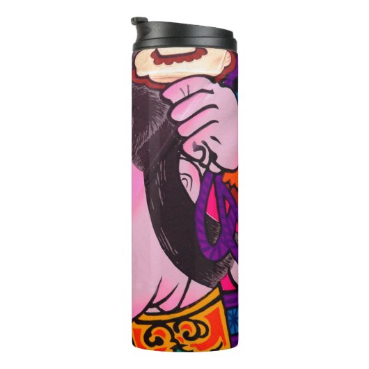 Bouteilles Isothermes Graphique sur Kiteart traditionnel japonais, cerf- (Tourné sur la droite)