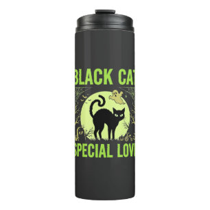 Bouteilles Isothermes Graphisme d'amour spécial chat noir Halloween
