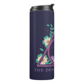 Bouteilles Isothermes Graphisme des hirondelles mortes florales (Tourné sur la gauche)