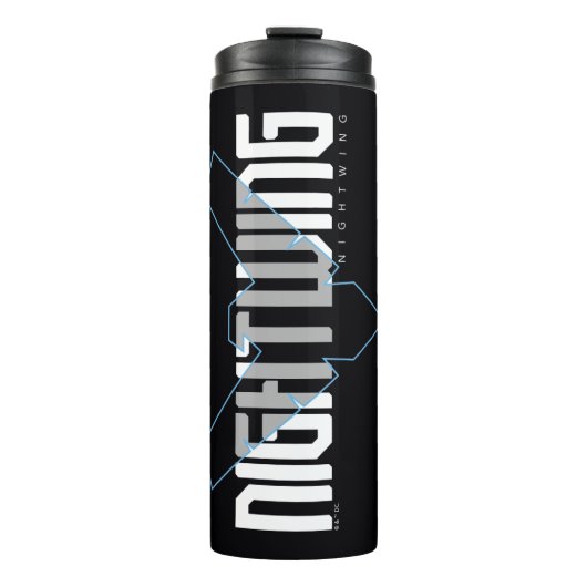 Bouteilles Isothermes Graphisme Hi-Tech au nom de Nightwing (Devant)