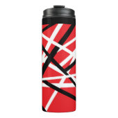 Bouteilles Isothermes graphisme rouge, noir et blanc (Devant)
