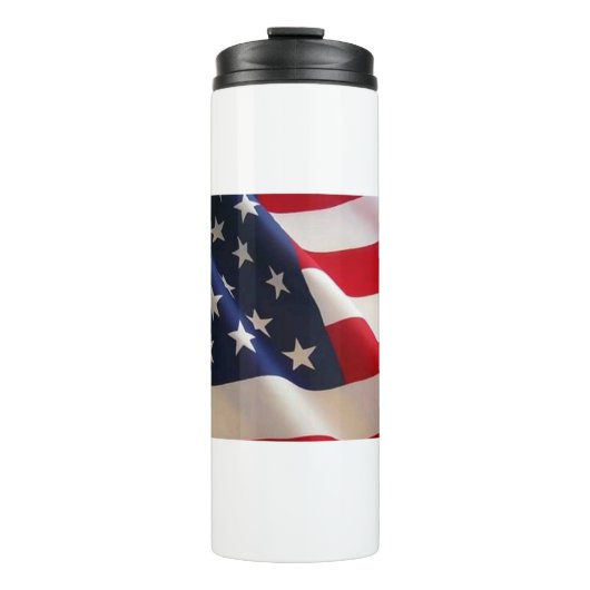 Bouteilles Isothermes Gras Etoiles et rayures - United States Flag Art (Devant)