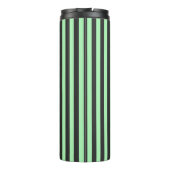 Bouteilles Isothermes Gras vert et noir bande personnalisée (Dos)