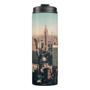 Bouteilles Isothermes gratte-ciel New York City toit vue urbaine ville