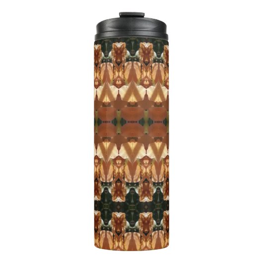 Bouteilles Isothermes Green & Amber Ikat (Devant)