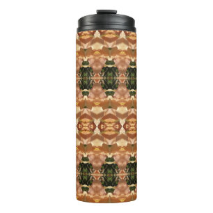 Bouteilles Isothermes Green & Amber Ikat 9