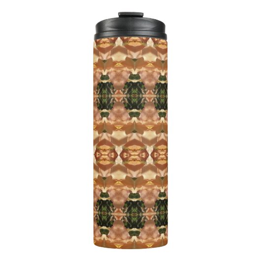 Bouteilles Isothermes Green & Amber Ikat 9 (Devant)