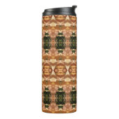 Bouteilles Isothermes Green & Amber Ikat 9 (Tourné sur la gauche)