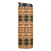 Bouteilles Isothermes Green & Amber Ikat 9 (Tourné sur la droite)