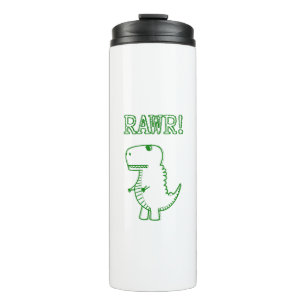 Bouteilles Isothermes Green Angry T Rex Dino