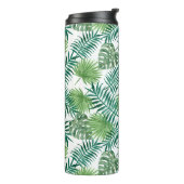 Bouteilles Isothermes Green Tropical Exotic Botanic Palm Tree Feuilles (Tourné sur la gauche)