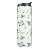 Bouteilles Isothermes Green White Floral Soft and Stylish (Tourné sur la gauche)