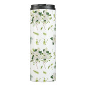 Bouteilles Isothermes Green White Floral Soft and Stylish (Dos)