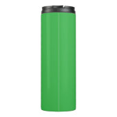 Bouteilles Isothermes Green White Script Custom Name Thermal Tumbler (Dos)