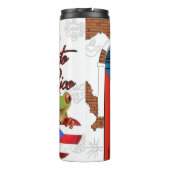 Bouteilles Isothermes Grenouille de Coqui et drapeau portoricain (Dos)