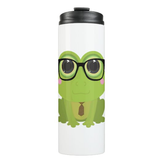 Bouteilles Isothermes Grenouille Nerd (Devant)