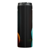 Bouteilles Isothermes Grève de bol de texte personnalisé (Dos)