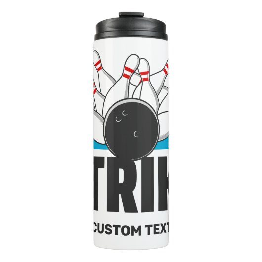 Bouteilles Isothermes Grève de bol de texte personnalisé (Devant)