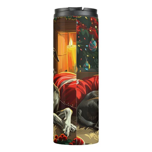 Bouteilles Isothermes Greyhound Chig Festive de Noël (Dos)