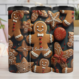 Bouteilles Isothermes Grille de biscuits au gingembre joyeux