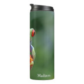 Bouteilles Isothermes Grille de texte personnalisée (Tourné sur la droite)