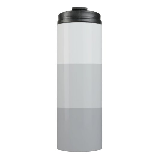 Bouteilles Isothermes Gris argenté rayé (Devant)