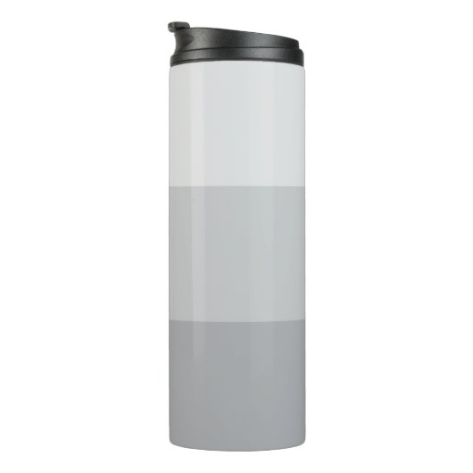 Bouteilles Isothermes Gris argenté rayé (Tourné sur la droite)