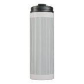 Bouteilles Isothermes Gris Clair Et Blancs Chic (Devant)