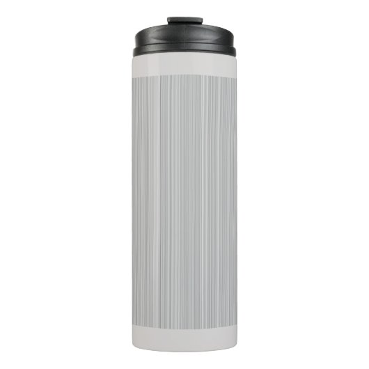 Bouteilles Isothermes Gris Clair Et Blancs Chic (Devant)