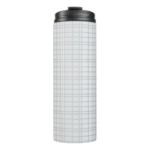 Bouteilles Isothermes Gris, moderne, simple, cool, lignes de grille tend