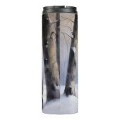 Bouteilles Isothermes Grise Italienne Laisser Il Neige Noël (Dos)