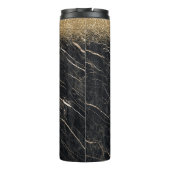 Bouteilles Isothermes Groom Elegant : Marbre d'or Célébration (Dos)