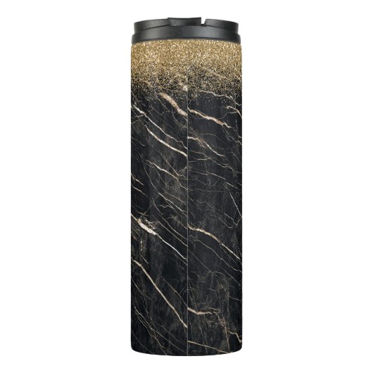 Bouteilles Isothermes Groom Elegant : Marbre d'or Célébration (Dos)