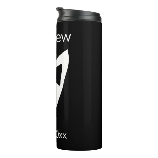 Bouteilles Isothermes groomsman ajouter nom année noir arc chemise crava (Tourné sur la droite)