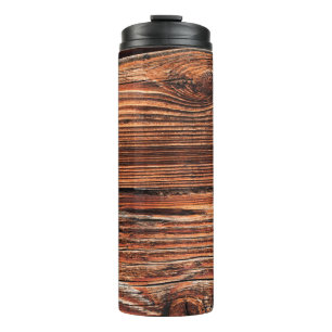 Bouteilles Isothermes Gros plan sur la texture du bois. arrière - plan,