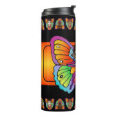 Bouteilles Isothermes Gros yeux et ailes papillon (Tourné sur la gauche)