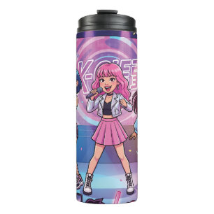 Bouteilles Isothermes Groupe de filles KPop de dessin animé