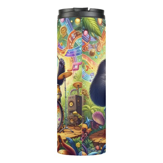 Bouteilles Isothermes Groupe de gorilles dans la jungle (Dos)