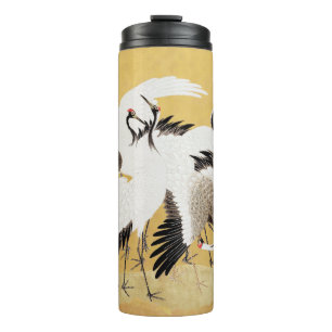 Bouteilles Isothermes Grues d'horloges japonaises Vintage Bird Rich Clas