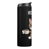 Bouteilles Isothermes Grumpy Cat Café Lover Design Cadeau (Tourné sur la gauche)
