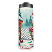 Bouteilles Isothermes Grumpy Rooster Festive Humour de vacances (Devant)