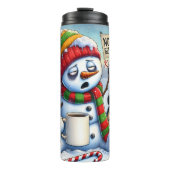 Bouteilles Isothermes Grumpy Snowman Pas Jolly Café (Devant)