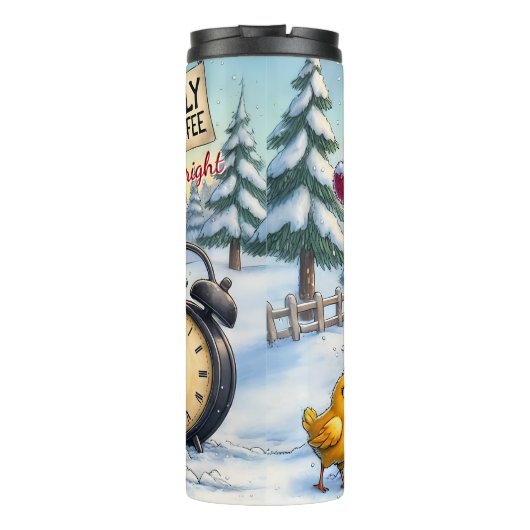 Bouteilles Isothermes Grumpy Snowman Pas Jolly Café (Dos)