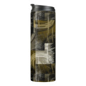 Bouteilles Isothermes Grunge Abstrait, brun monochrome (Tourné sur la droite)