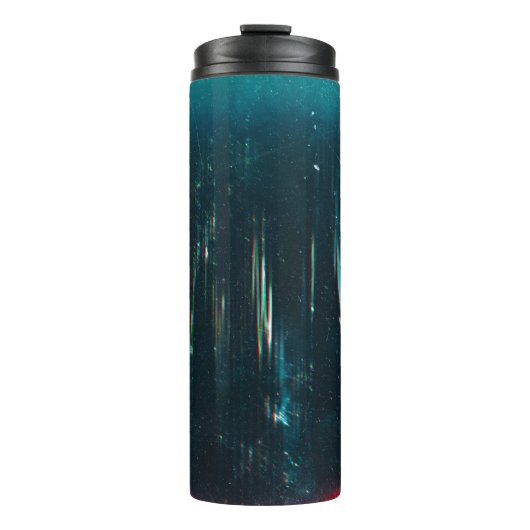 Bouteilles Isothermes Grunge arrière - plan abstrait. Écran endommagé. O (Devant)