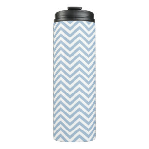 Bouteilles Isothermes Grunge bleu-clair Chevron texturisé