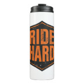Bouteilles Isothermes Grunge Motorcycle "Ride Hard" Shield (Devant)